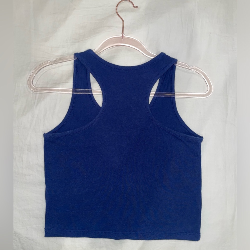 Cropped Racerback Tank Top - Size M - Picture 3 of 6